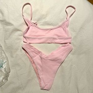Frankies Bikini Pink Bathing Suit